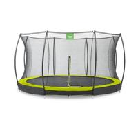 Trampoline Enterré Rond Ø366cm Avec Filet De Sécurité Vert TU