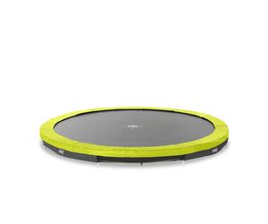 Trampoline Enterré Rond Ø366cm Sans Filet Vert TU