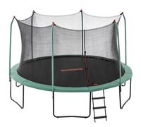 Bestway Trampoline extérieur pour enfants Xtreme Air - 427 x 427 x 286 cm - Noir/Vert