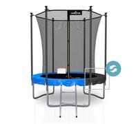 Trampoline extérieur Classique ø185 cm- 6FT- Filet intérieur, Matelas de protection réversible et Echelle