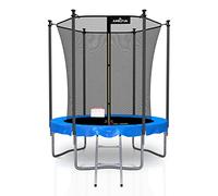 Trampoline extérieur Classique ø185 cm- 6FT- Filet intérieur, Matelas de Protection réversible et Echelle