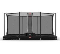 Trampoline+Filet de sécurité BERG Favorit InGround Rectangle 410x250 Noir