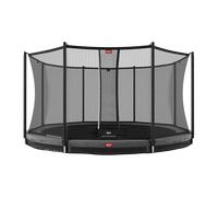 Trampoline+Filet de sécurité BERG Favorit InGround Ronde 430 Anthracite