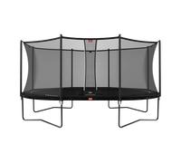 Trampoline+Filet de sécurité BERG Favorit Regular Ovale 520x345 Noir