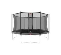 Trampoline+Filet de sécurité BERG Favorit Regular Ronde 430 Gris argenté