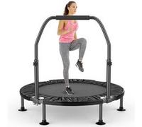 Mini Trampoline Fitness Physionics HOMEFITNESSCODE, Pliable, Ø 102, Accoudoir réglable en 5 positions, Usage Intérieur/Extérieur