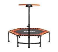 Trampoline Fitness - Salta - Ø 128 cm - Poignée amovible et réglable - Orange