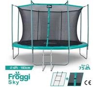 Trampoline - FORMIDRA - FROGGI SKY - 183 cm - Charge max : 75 kg - Pour enfants à partir de 3 ans