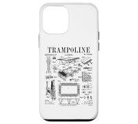 Trampoline Gymnastique Trampoliniste Drôle Vintage Brevet Imprimé Coque pour iPhone 12 Mini