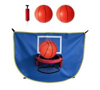 Trampoline Hoop - Universal Basketball Hoop with Pump, 3 Balls, Easy Setup