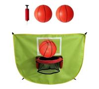 Trampoline Hoop - Universal Basketball Hoop With Pump, 3 Balls, Easy Setup | Trampoline Hoop, Universal Basketball Hoop, 3 Balls With Pump, Easy Assembly, For Kids Adults Backyard Garden Park
