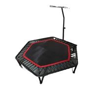 Trampoline Interieur Équipement de Trampoline Gymnastique, Mini Gonflable Pliable for Salle Sport intérieure et extérieure avec poignée(Red)