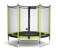 Kangui – Trampoline de jardin Jumpi 305 cm – Filet de sécurité Vert/Noir