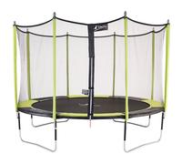 Kangui - Trampoline De Jardin 426 Cm + Filet De Sécurité Jumpi Vert/Noir 430