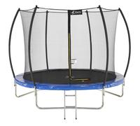 Kangui Trampoline rond FPR 300 Ø300 cm avec filet de sécurité et échelle Bleu
