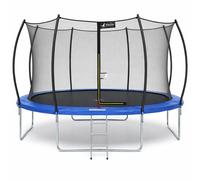 Kangui Trampoline FPR Ø426–430 cm Enfant XXL Échelle & Filet intérieur Certification CE & NF EN 71-14