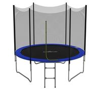 Trampoline - JUMP4FUN - Jump4Fun Deluxe - 6FT (185 cm) - Extérieur - Sécurité incluse