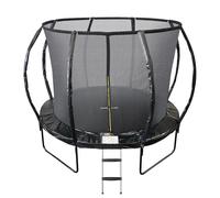 Trampoline - JUMP4FUN - Pumpkin - 305 cm - Tapis 75 cm - Noir