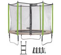 Kangui - Trampoline de jardin JUMPI Zen 300 cm - filet de sécurité, échelle, kit JUMPI