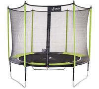 Kangui - Trampoline De Jardin 305 Cm + Filet De Sécurité Jumpi Vert/Noir 300