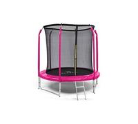 Trampoline - Jumpstarter - 120 kg max. - Surface de saut : 195 cm - Protection optimale - rose