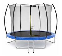 Kangui Trampoline rond FPR 300 Ø300 cm avec filet de sécurité et échelle Bleu