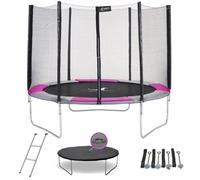Kangui - Trampoline rond Ø300cm avec filet, échelle, bâche et kit d'ancrage - RALLI 300