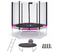 Trampoline KANGUI RALLI Ø 305 cm Enfant Échelle Bâche Kit ancrage Extérieur CE NF EN71-14