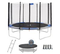 Trampoline Kangui RALLI Ø 360-365 cm - Enfant - Échelle, Bâche & Kit Ancrage - Certification CE & NF EN 71-14