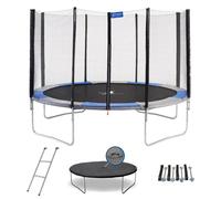 Trampoline Kangui RALLI Ø 360-365 cm - Enfant - Échelle, Bâche & Kit Ancrage - Certification CE & NF EN 71-14