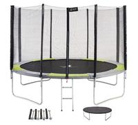 Trampoline KANGUI RALLI Ø 366 cm Enfant Échelle Bâche Kit ancrage Jardin CE NF EN71-14