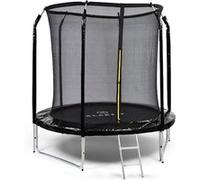 Trampoline - Jumpstarter - 120 kg max. - Surface de saut : 195 cm - Protection optimale - noir