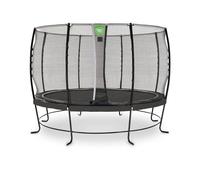 Trampoline Rond - EXIT TOYS - Lotus Classic - ø366cm - Noir - Sécurité Optimale