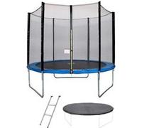 Generique Trampoline MAXI ECO KANGUI Ø 300 cm – Bleu avec filet, échelle et couverture de protection