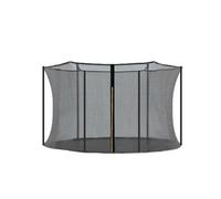 Trampoline Pneumatique, Trampoline Rond Extérieur avec Filet De Sécurité, Kit D'échelle Et d'ancrage, Cadre en Acier Galvanisé, Filet De Protection pour Trampolin | Ensemble De Tubes De Protection Po