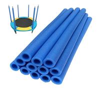 Trampoline Poles Replacement, 12 Pieces Trampoline Safety Pole Cover Foam, Thick Protective Sleeves, Straight Spring Guard for Backyard, Playground, Indoor, Yard, Bouncing Area, Outdoor Use