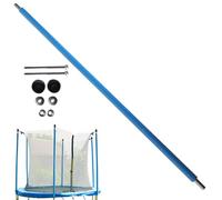 Trampoline Poles Replacement, Straight Enclosure Rods, 0.05 Inches Foam Sleeve Covers & Heavy Steel Hardware, Sturdy Accessories for 6 to 16 Feet in Diameter, Designed to Withstand