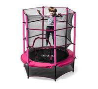 Trampoline pour Enfants 140 - Rose - Trampoline pour intérieur ou extérieur Pas Cher