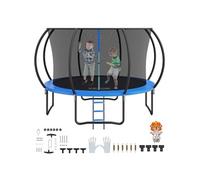 Trampoline Pour Enfants 370cm Avec Filet de Sécurité à 360° Couverture de Mousse