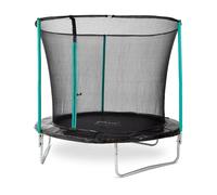 Trampoline pour enfants Plum avec filet de sécurité, acier galvanisé, 2,4 m, vert