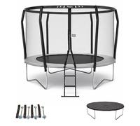 Trampoline Premium Ø 300?cm + Échelle + Bâche + Kit Ancrage ? Famili 300 Beige TU