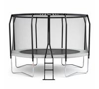 Kangui Trampoline de jardin rond Famili 360 Ø360 cm avec filet de sécurité et échelle