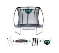 Trampoline prestige ""jumper"" 2,44 m et panier basket