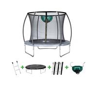 Trampoline prestige "jumper" 2,44 m et panier basket