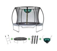 Trampoline prestige "jumper" 3,65 m et panier basket