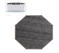 Trampoline Rain Covers, Outdoor Trampoline Sunshade, 120 Inches Foldable Sun Protection, Easy to Install or Remove, Jumping Mat Sunblock Cloth for Patio, Backyard, Garden