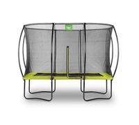 Trampoline Rectangulaire - EXIT - Silhouette - 214x305 cm - Citron Vert - Extérieur