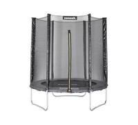 Trampoline rond Ø 180cm gris avec son filet de protection - Cassiopée - Trampoline de jardin 2m| Qualité PRO. | Normes EU.