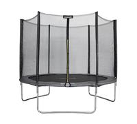 Trampoline rond Ø 305cm gris avec son filet de protection - Mars - Trampoline de jardin 3m 300 cm | Qualité PRO. | Normes EU