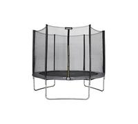 Trampoline rond Ø 305cm gris avec son filet de protection - Mars - Trampoline de jardin 3m 300cm | Qualité PRO. | Normes EU.